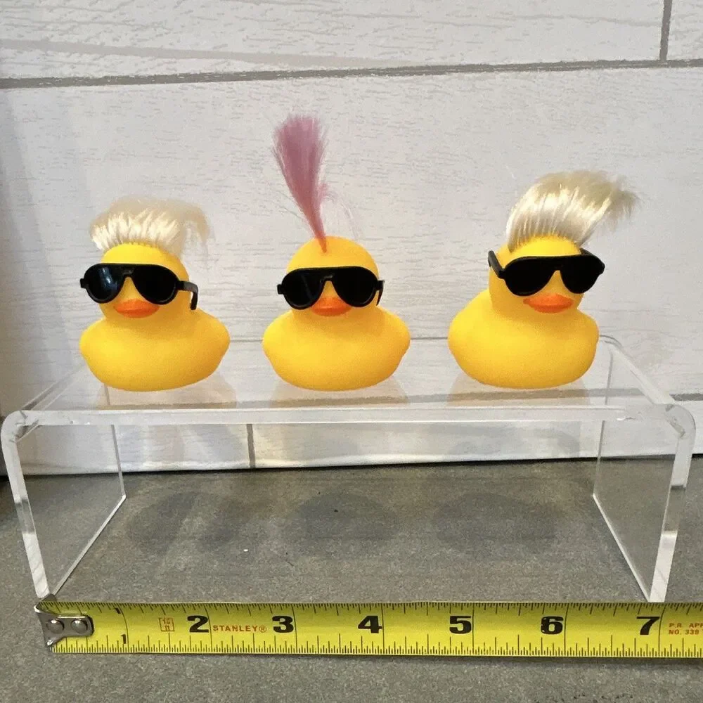 Jeep 4x4 Parking Only w/ Duck Metal Wall Sign Black&Yellow 10x15 in & 3 Ducks